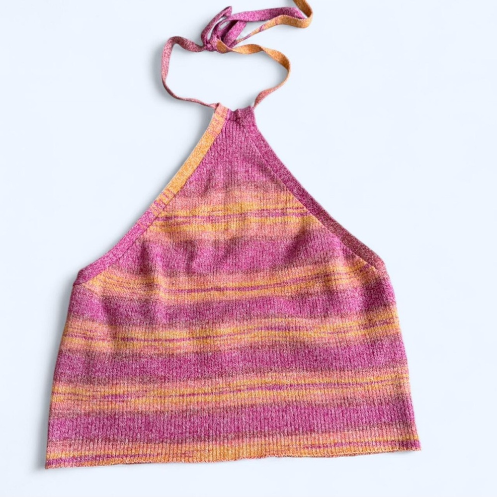 Wild Fable Pink and Orange Knit Top